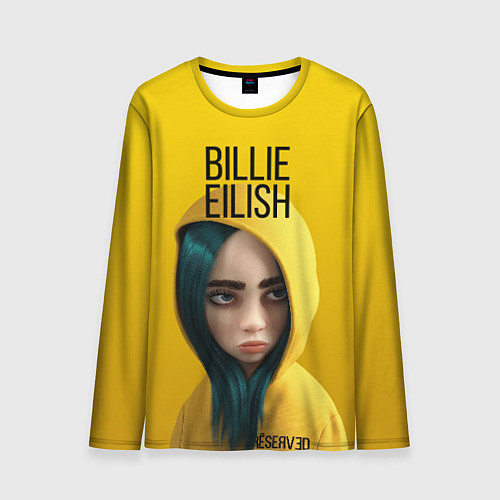 Мужской лонгслив BILLIE EILISH: Yellow Girl / 3D-принт – фото 1