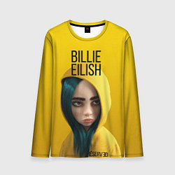 Лонгслив мужской BILLIE EILISH: Yellow Girl, цвет: 3D-принт