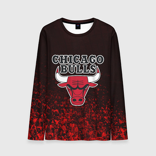 Мужской лонгслив CHICAGO BULLS / 3D-принт – фото 1