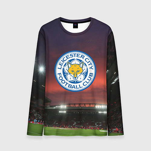 Мужской лонгслив FC Leicester City / 3D-принт – фото 1