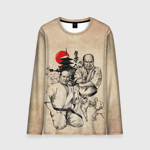 Мужской лонгслив Масутацу Ояма / 3D-принт – фото 1