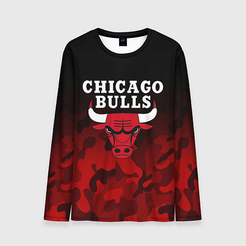 Мужской лонгслив CHICAGO BULLS / 3D-принт – фото 1