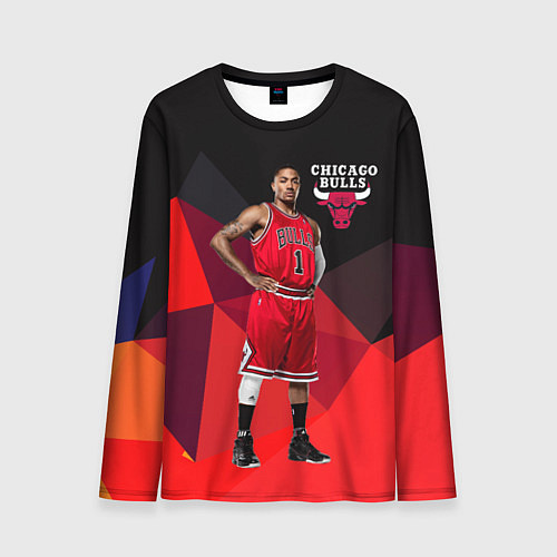 Мужской лонгслив Chicago Bulls / 3D-принт – фото 1
