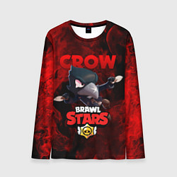 Лонгслив мужской BRAWL STARS CROW, цвет: 3D-принт