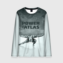 Лонгслив мужской Power of the Atlas, цвет: 3D-принт