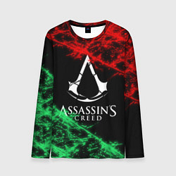 Лонгслив мужской Assassin’s Creed: Red & Green, цвет: 3D-принт