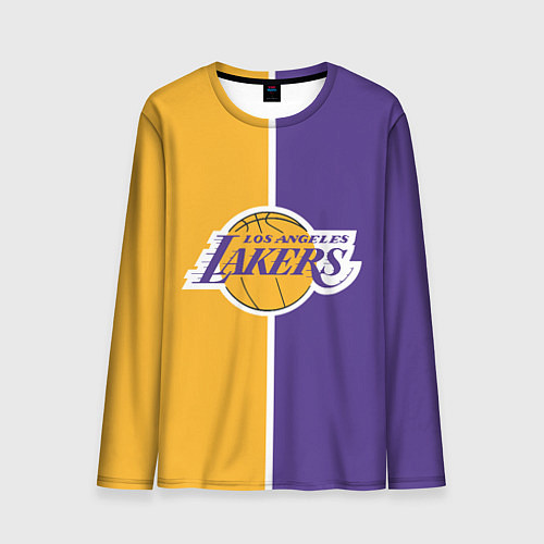 Мужской лонгслив LA LAKERS / 3D-принт – фото 1