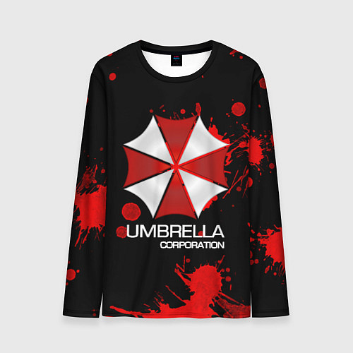 Мужской лонгслив UMBRELLA CORP / 3D-принт – фото 1