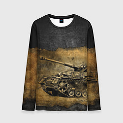 Лонгслив мужской Tanks are not afraid mud, цвет: 3D-принт