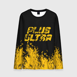 Лонгслив мужской MY HERO ACADEMIA plus ultra горит, цвет: 3D-принт