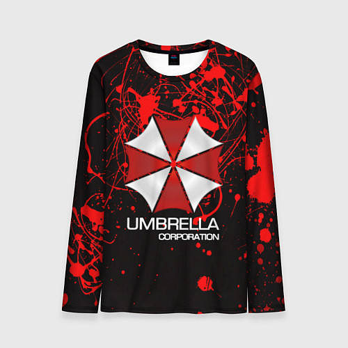 Мужской лонгслив UMBRELLA CORP / 3D-принт – фото 1