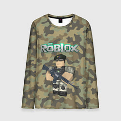 Лонгслив мужской Roblox 23 February Camouflage, цвет: 3D-принт