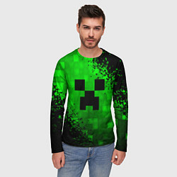 Лонгслив мужской MINECRAFT, цвет: 3D-принт — фото 2