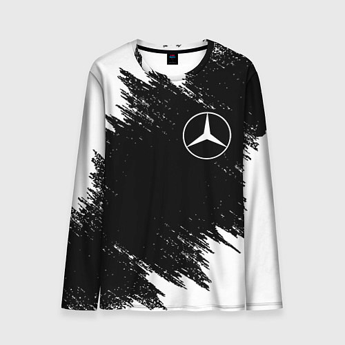 Мужской лонгслив MERCEDES / 3D-принт – фото 1