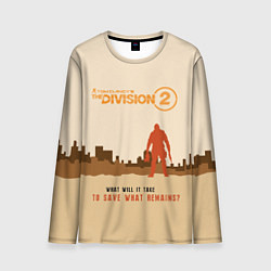 Лонгслив мужской Tom Clancy's The Division 2, цвет: 3D-принт