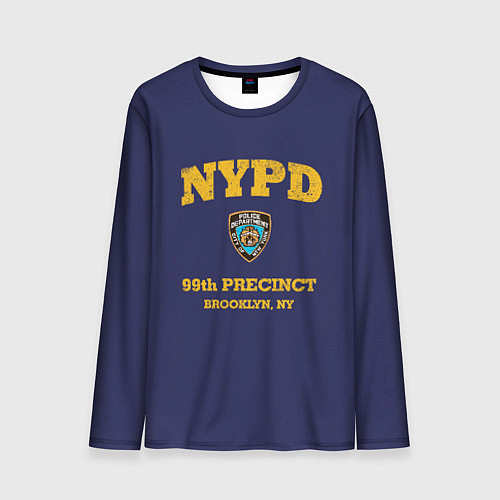 Мужской лонгслив Бруклин 9-9 департамент NYPD / 3D-принт – фото 1