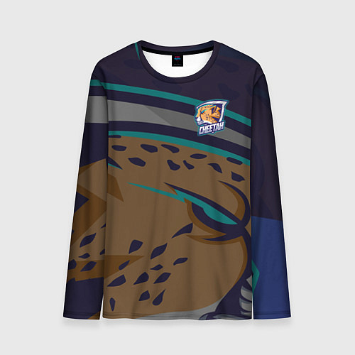 Мужской лонгслив Форма Cheetah / 3D-принт – фото 1