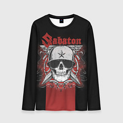 Лонгслив мужской Sabaton Army Skull, цвет: 3D-принт