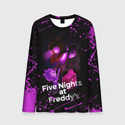 Лонгслив мужской FIVE NIGHTS AT FREDDYS, цвет: 3D-принт