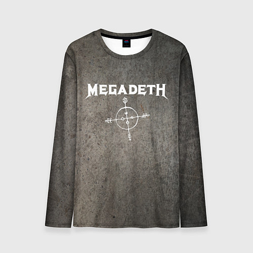 Мужской лонгслив Megadeth / 3D-принт – фото 1
