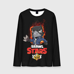 Лонгслив мужской Crow Brawl Stars, цвет: 3D-принт