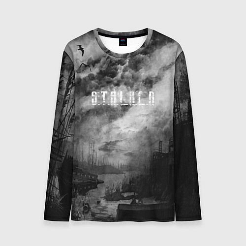 Мужской лонгслив STALKER / 3D-принт – фото 1