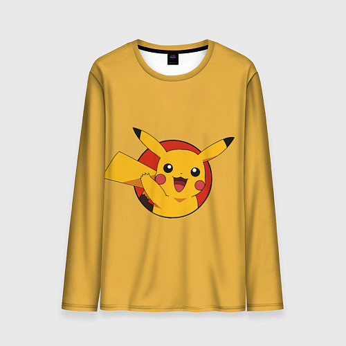 Мужской лонгслив Pikachu / 3D-принт – фото 1