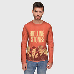 Лонгслив мужской The Rolling Stones, цвет: 3D-принт — фото 2