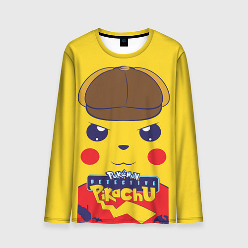 Мужской лонгслив Детектив Пикачу / 3D-принт – фото 1