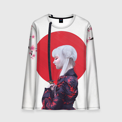 Мужской лонгслив Самурай / 3D-принт – фото 1