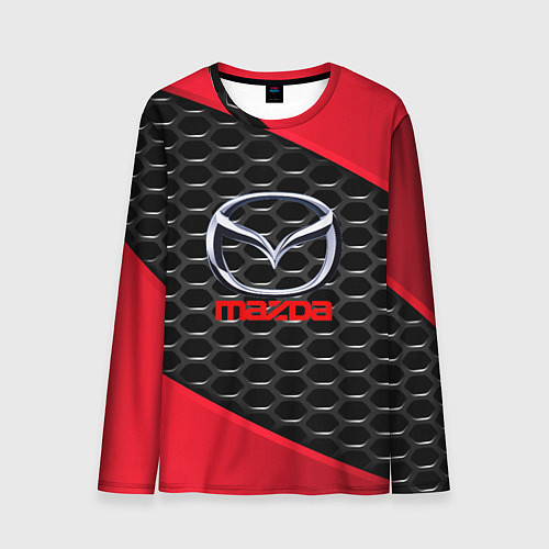 Мужской лонгслив MAZDA / 3D-принт – фото 1