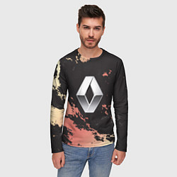 Лонгслив мужской Renault спина, цвет: 3D-принт — фото 2