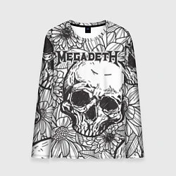 Лонгслив мужской Megadeth, цвет: 3D-принт