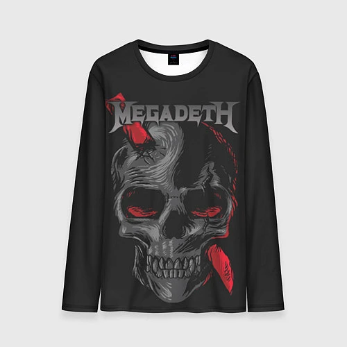 Мужской лонгслив Megadeth / 3D-принт – фото 1