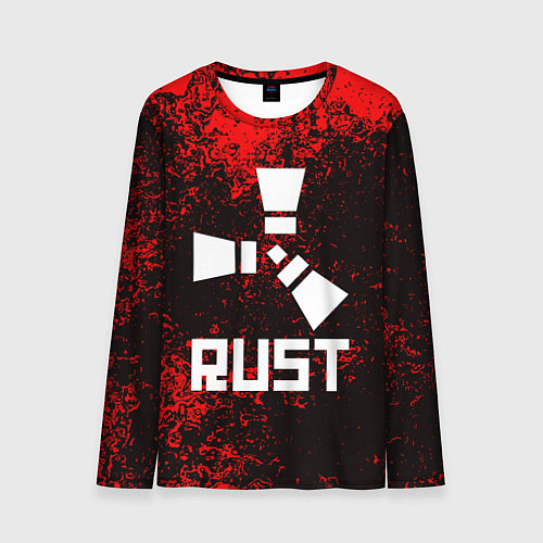 Мужской лонгслив RUST / 3D-принт – фото 1
