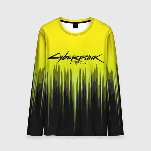 Мужской лонгслив CYBERPUNK 2077 / 3D-принт – фото 1
