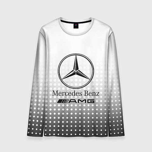 Мужской лонгслив Mercedes-Benz / 3D-принт – фото 1