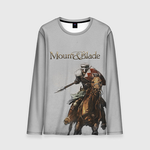 Мужской лонгслив Mount and Blade / 3D-принт – фото 1