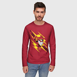 Лонгслив мужской The Flash, цвет: 3D-принт — фото 2