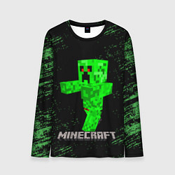 Лонгслив мужской MINECRAFT CREEPER, цвет: 3D-принт