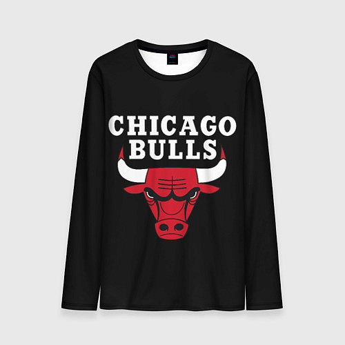 Мужской лонгслив CHICAGO BULLS / 3D-принт – фото 1