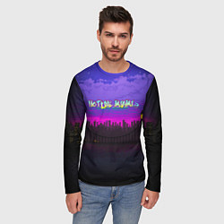 Лонгслив мужской HOTLINE MIAMI2, цвет: 3D-принт — фото 2