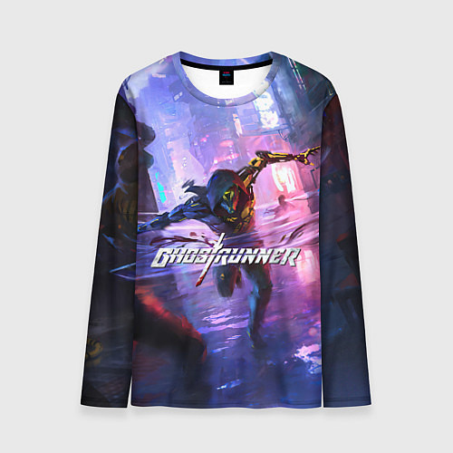 Мужской лонгслив Ghostrunner / 3D-принт – фото 1