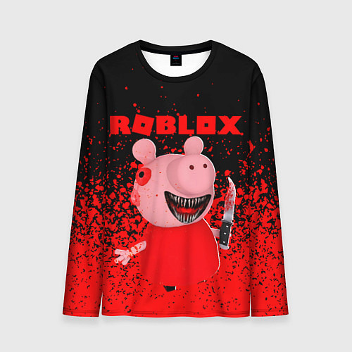 Мужской лонгслив Roblox Piggy / 3D-принт – фото 1