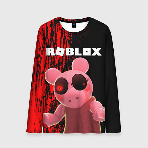 Мужской лонгслив Roblox Piggy / 3D-принт – фото 1