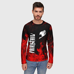 Лонгслив мужской FAIRY TAIL ХВОСТ ФЕИ, цвет: 3D-принт — фото 2