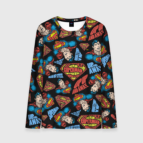 Мужской лонгслив Up up and away / 3D-принт – фото 1