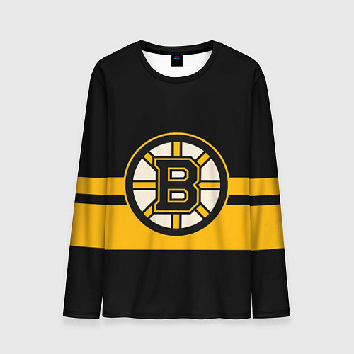 Мужской лонгслив BOSTON BRUINS NHL / 3D-принт – фото 1