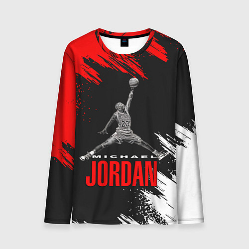 Мужской лонгслив MICHAEL JORDAN / 3D-принт – фото 1