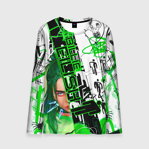 Мужской лонгслив Billie Eilish / 3D-принт – фото 1
